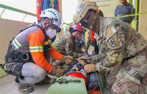 Thematic photo of OSP members training or participating in a rescue operation