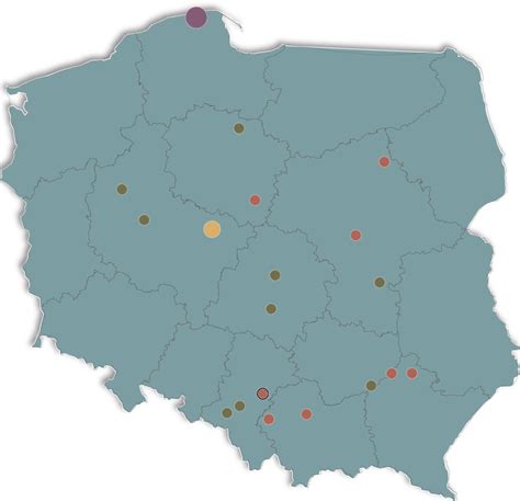 Mapa lokalizacji Elektrowni Turów w regionie Bogatyni
