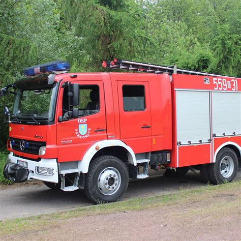 Thematic photo of a new fire truck for OSP Studzionka