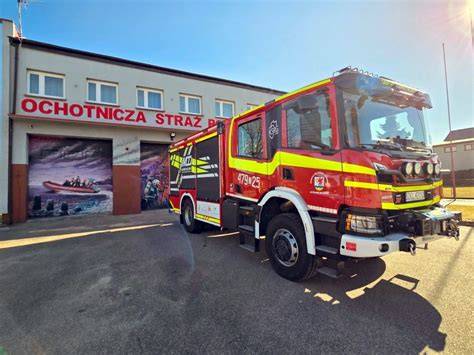 Strażacy OSP Ustronie Morskie w akcji ratowniczej