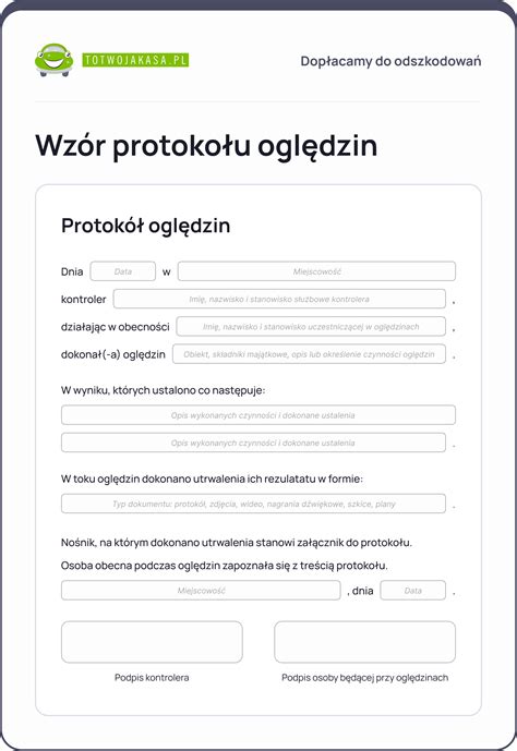 Zdjęcie dokumentujące akt oględzin silnika bezkompresorowego z głowicą żarową typu „Lech” o mocy 12 KM, z pieczątkami i podpisami przedstawicieli.