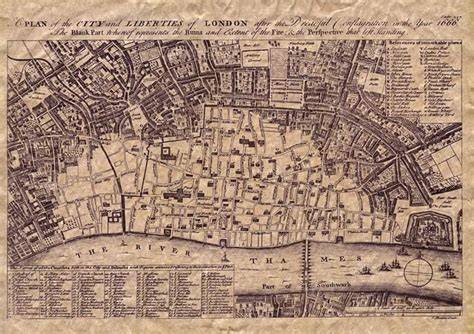 Projekt odbudowy centrum Londynu autorstwa Sir Christophera Wrena