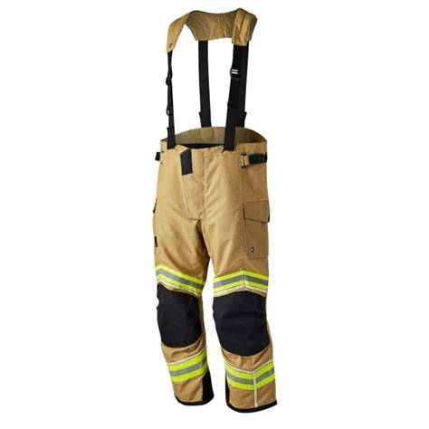 Thematic photo of firefighter wearing trousers with visible pockets