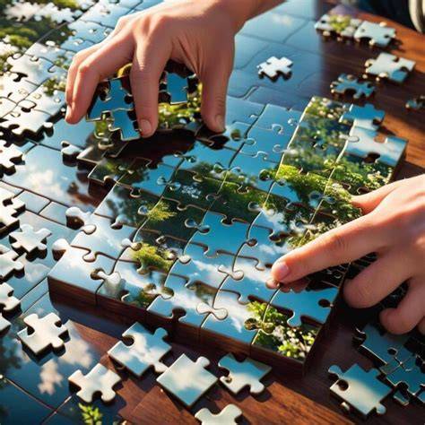 infografika pokazująca korzyści rozwojowe z układania puzzli
