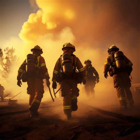 Thematic photo of OSP firefighters in action
