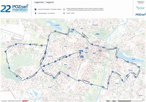 Mapa trasy maratonu Kierat