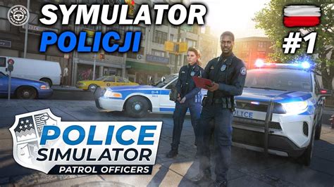 Ekran rozgrywki z gry Symulator Policji, ukazujący patrolowanie miasta w niemieckim mieście