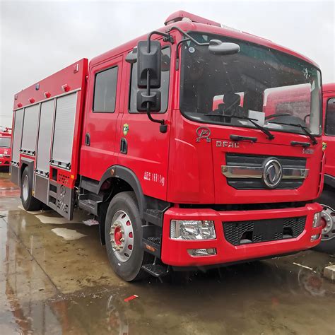 Thematic photo of a modern medium fire truck