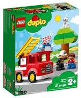 Zestaw LEGO DUPLO Wóz Strażacki 10901 w akcji ratowania kota z drzewa