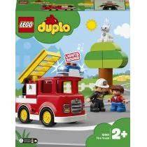 Zawartość zestawu LEGO DUPLO Wóz Strażacki 10901 z figurkami