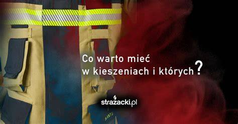 Schemat budowy warstwowej ubrania ochronnego strażaka