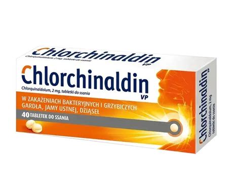 opakowanie leku Chlorchinaldin VP z ulotką informacyjną