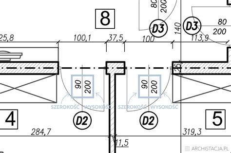 rysunek techniczny montażu podtynkowego szafy hydrantowej