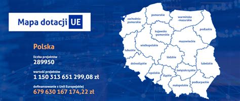 mapa inwestycji z funduszy UE w gminie Łączany