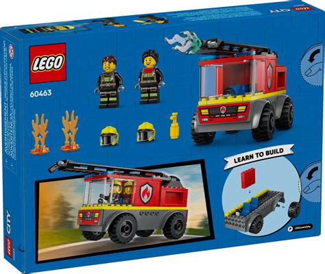 Minifigurki strażaków LEGO z zestawu 60061 z akcesoriami