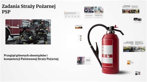 infografika prezentująca różnorodne zadania straży pożarnej