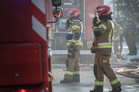 Zdjęcie placu Majdanek w Stargardzie po pożarze