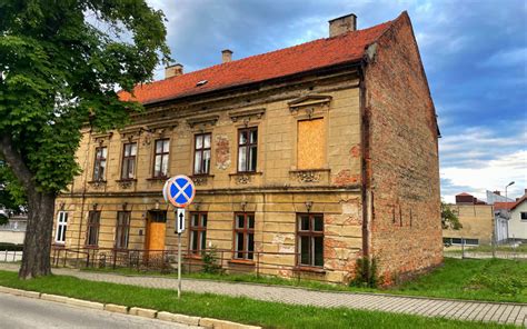 Zdjęcie przedstawiające starą kamienicę na Kazimierzu