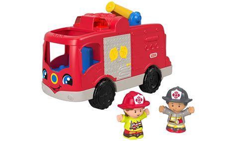 Zestaw Little People Wóz Strażacki z figurkami strażaków