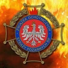 Photo of the OSP Rumienica fire station with the installed 3D logo