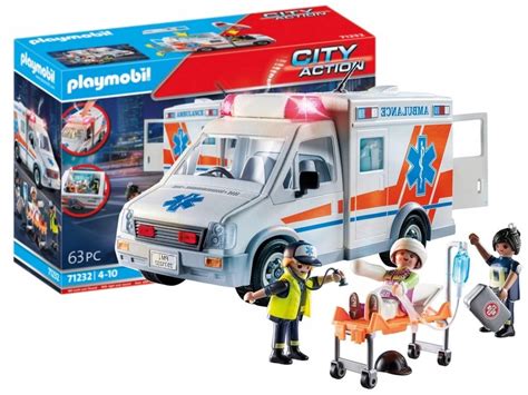 Zestaw Playmobil City Action z wozem strażackim
