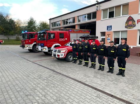 Zdjęcie przedstawiające akcję gaśniczą strażaków OSP Sulisławice