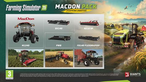 Ekran z rozgrywki Farming Simulator 2015 prezentujący różnorodne modyfikacje pojazdów