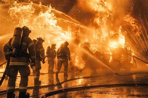 Firefighters battling the blaze at Tatarska Jurta, showing heavy smoke and damage to the roof