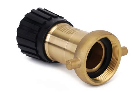 Thematic photo of various fire hose couplings and connections