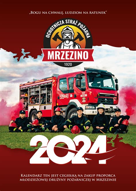 Zdjęcie przedstawiające kalendarz strażacki OSP Paczółtowice