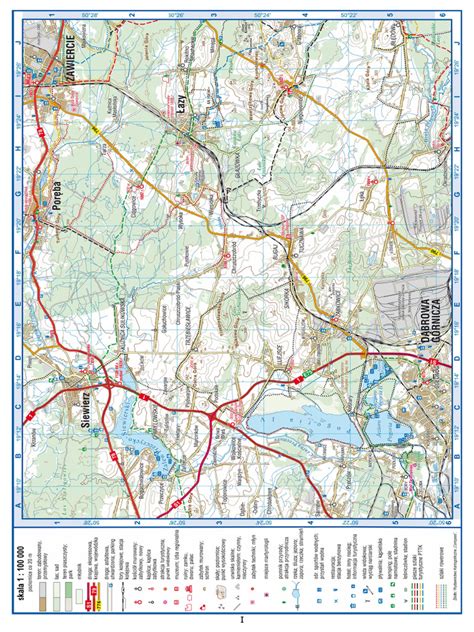 Mapa Dąbrowy Górniczej z zaznaczoną Aleją za Remizą i okolicznymi ulicami