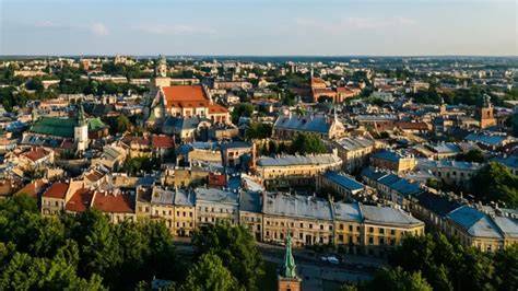 Zdjęcie panoramy Starego Miasta w Lublinie