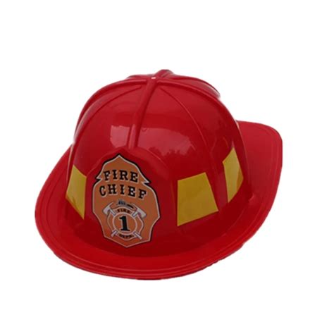 Thematic photo of the Fireman Sam GID helmet worn by a child