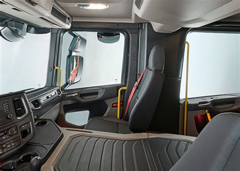 Kabina załogowa Scania CrewCab z widokiem na wnętrze