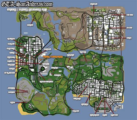 Zestawienie pojazdów służb ratunkowych w GTA San Andreas