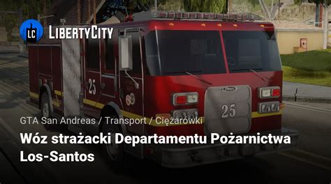 Wóz strażacki GTA San Andreas