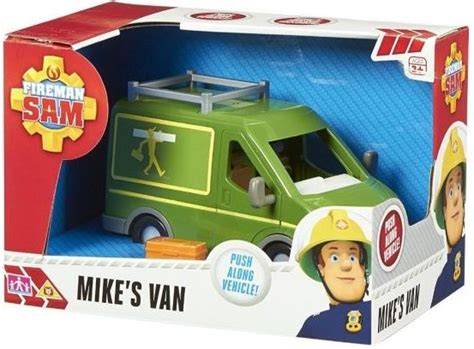 Zabawkowy ciemnozielony van Mike'a z serialu Strażak Sam