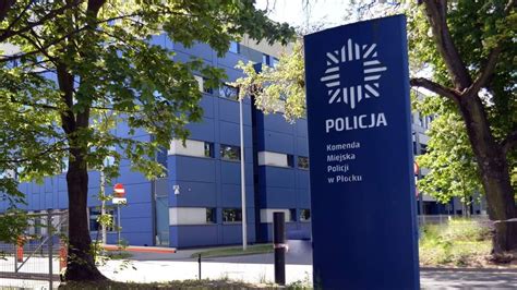 Widok na budynek Komendy Miejskiej Policji w Kielcach