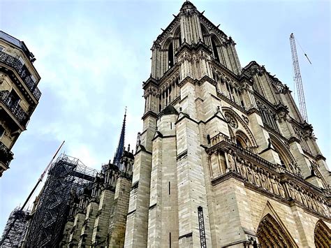 Zdjęcie odnowionej katedry Notre Dame przed ponownym otwarciem