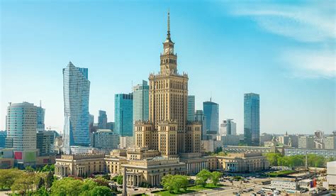 Widok na Pałac Kultury i Nauki w Warszawie, miejsce rozgrywania zawodów