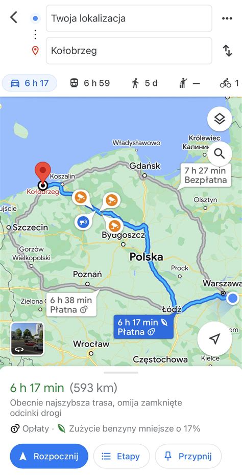 mapa trasy podróży zagranicznej orkiestry