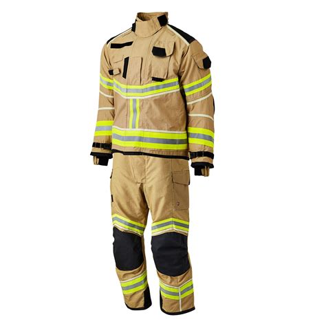 Photo of a firefighter in a special protective suit