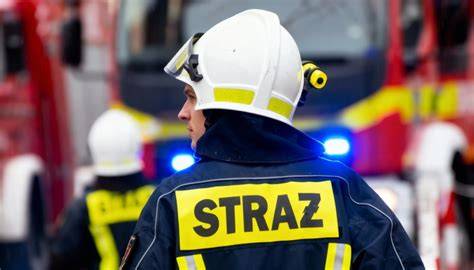 Zdjęcie młodych strażaków MDP podczas zawodów