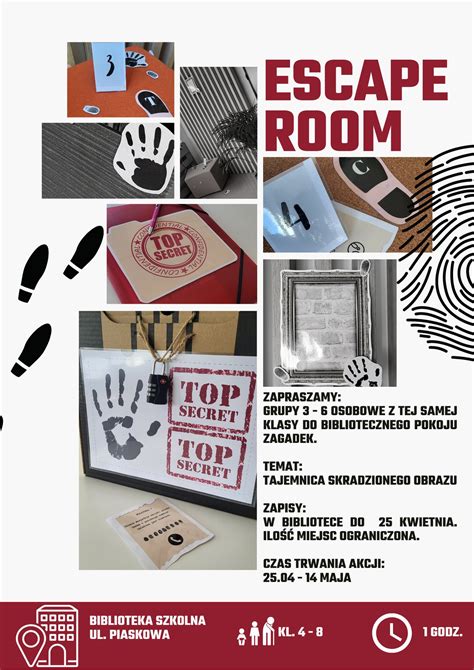 Schemat budynku escape roomu 