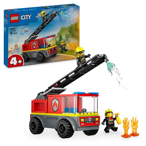 Zestaw LEGO City 60463 Wóz strażacki z drabiną w akcji