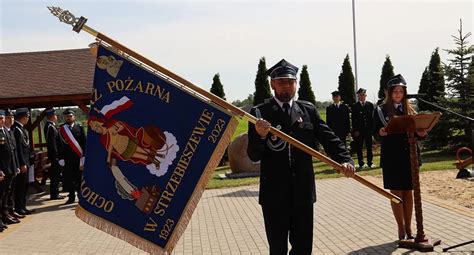 Ornamentyka rogów sztandaru strażackiego