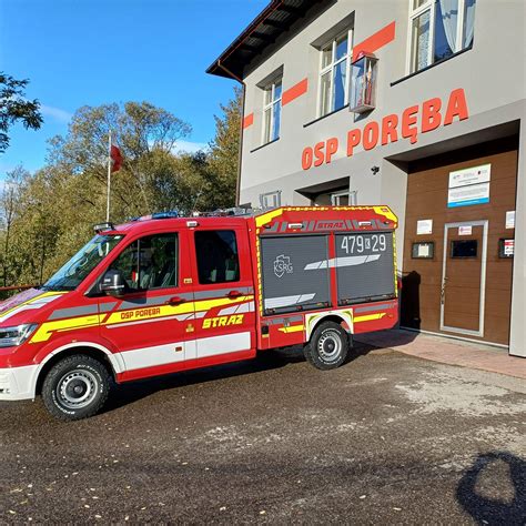 zdjęcie wozów bojowych OSP Poręba Spytkowska