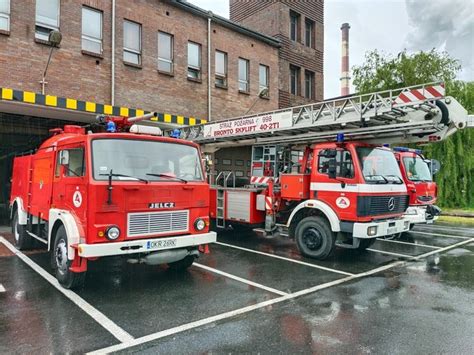 zdjęcie wozu strażackiego Jelcz 315M Rosenbauer Minimax P3000