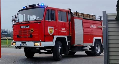 ciężki wóz strażacki Jelcz P442 DS