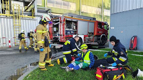 Ćwiczenia strażackie na Litwie